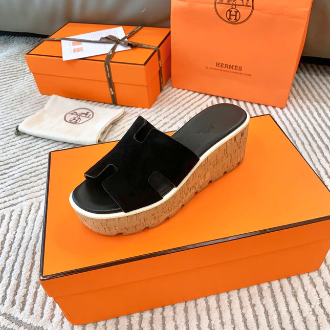 EZE 65 SANDAL BLACK SUEDE