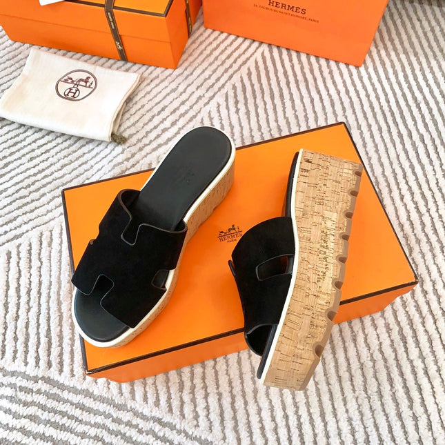EZE 65 SANDAL BLACK SUEDE
