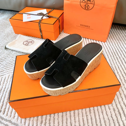 EZE 65 SANDAL BLACK SUEDE