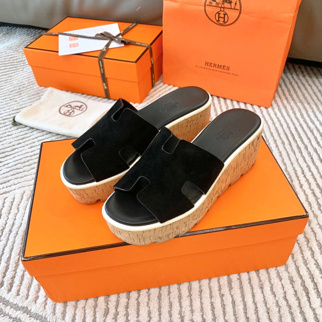 EZE 65 SANDAL BLACK SUEDE