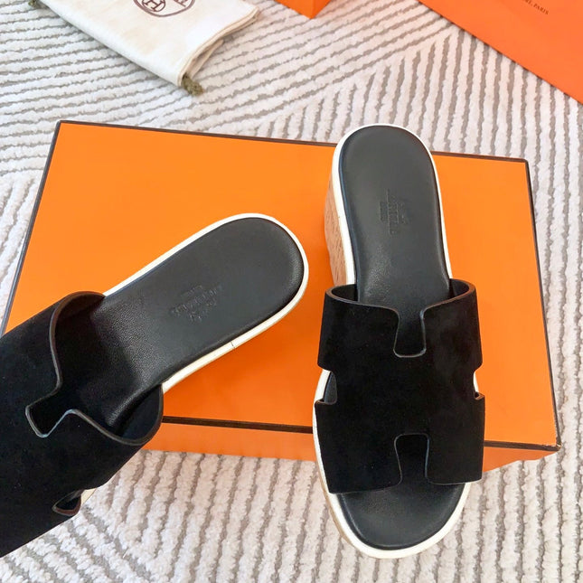 EZE 65 SANDAL BLACK SUEDE