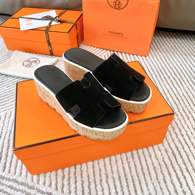 EZE 65 SANDAL BLACK SUEDE