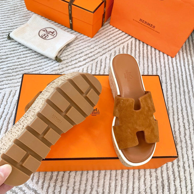 EZE 65 SANDAL BRIGHT BROWN SUEDE