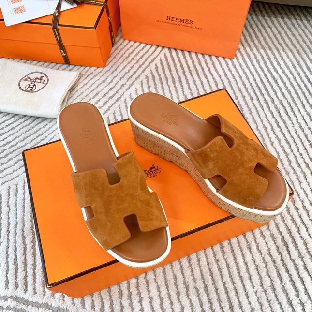 EZE 65 SANDAL BRIGHT BROWN SUEDE