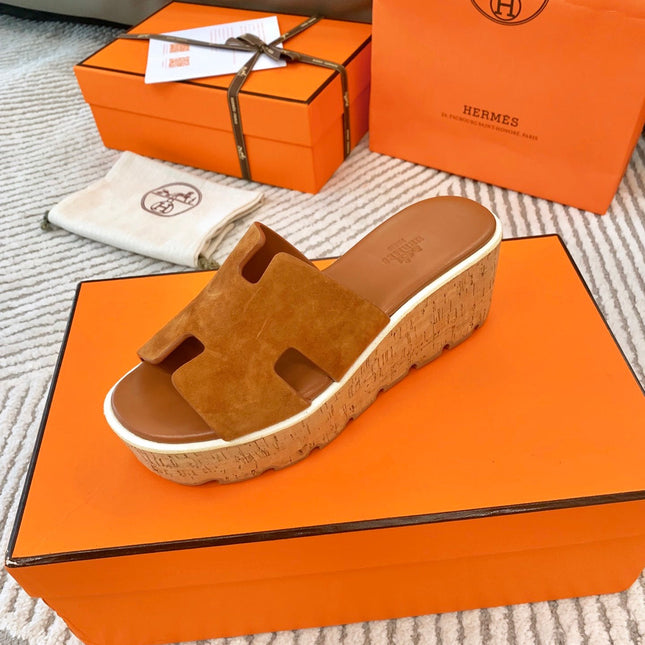 EZE 65 SANDAL BRIGHT BROWN SUEDE