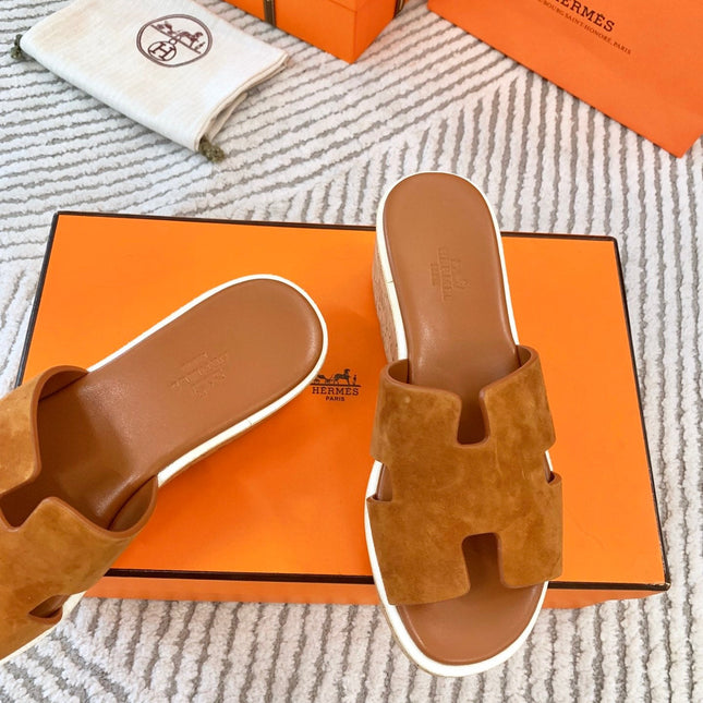 EZE 65 SANDAL BRIGHT BROWN SUEDE