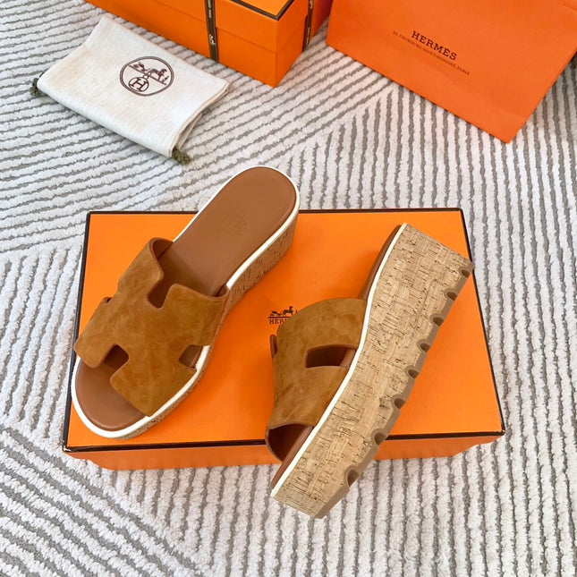 EZE 65 SANDAL BRIGHT BROWN SUEDE