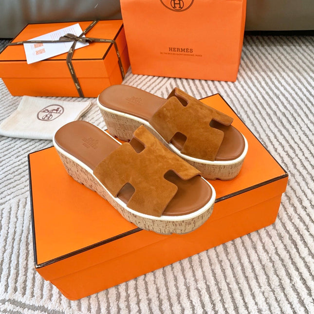 EZE 65 SANDAL BRIGHT BROWN SUEDE