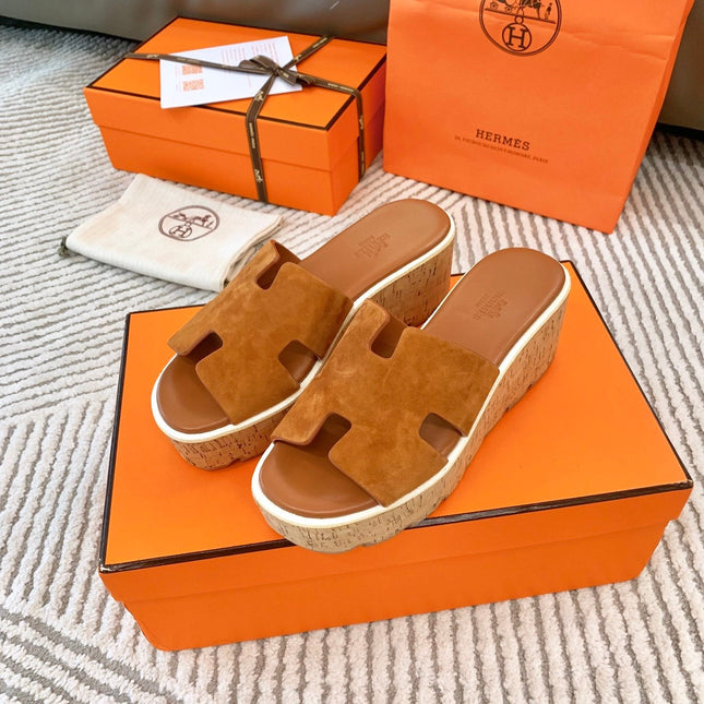 EZE 65 SANDAL BRIGHT BROWN SUEDE