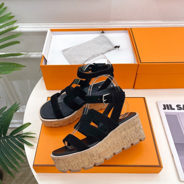 Havane 30 Sandal Black Suede