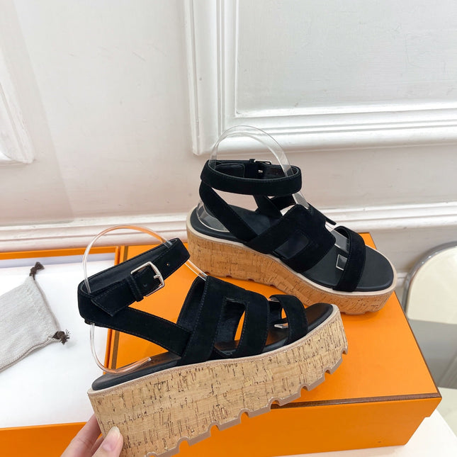Havane 30 Sandal Black Suede