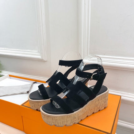 Havane 30 Sandal Black Suede