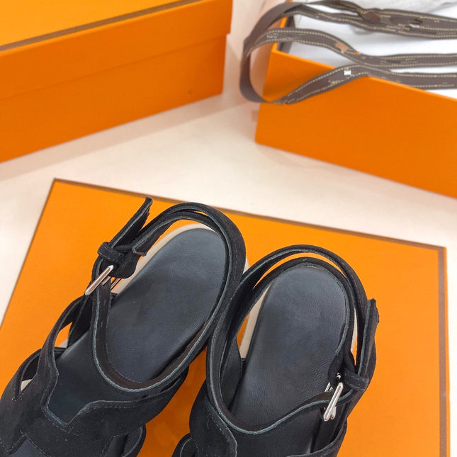 Havane 30 Sandal Black Suede