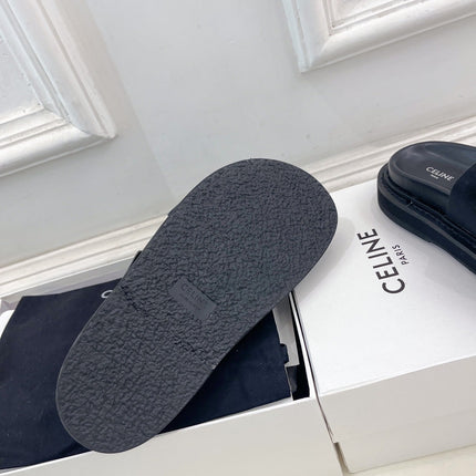 DAD SANDAL MULE IN BLACK SUEDE