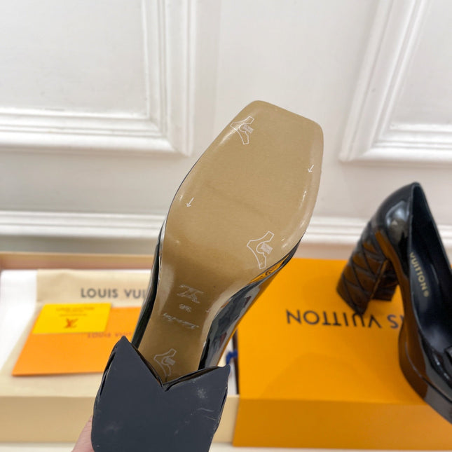 SHAKE MARY JANE HIGH HEEL 12 CM IN BLACK PATENT CALFSKIN