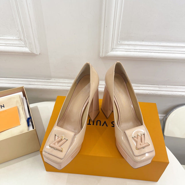 SHAKE MARY JANE HIGH HEEL 12 CM IN BISQUE BEIGE CALFSKIN