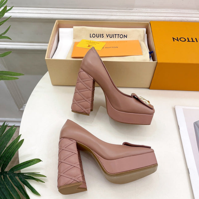 SHAKE MARY JANE HIGH HEEL 12 CM IN CREPE PINK CALFSKIN