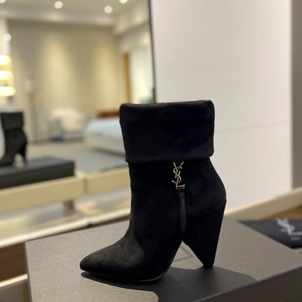 SL NIKI BOOTIES BLACK SUEDE