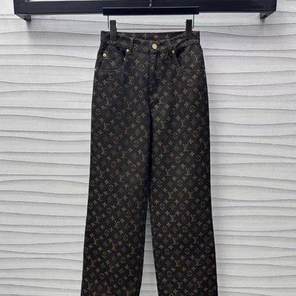 LV Monogram Denim Set