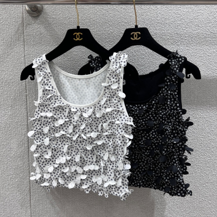 CC 25 Flower Vest Polyester Fiber