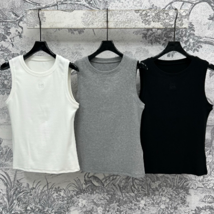 Loewe 25 Hollow Lace Vest Cotton