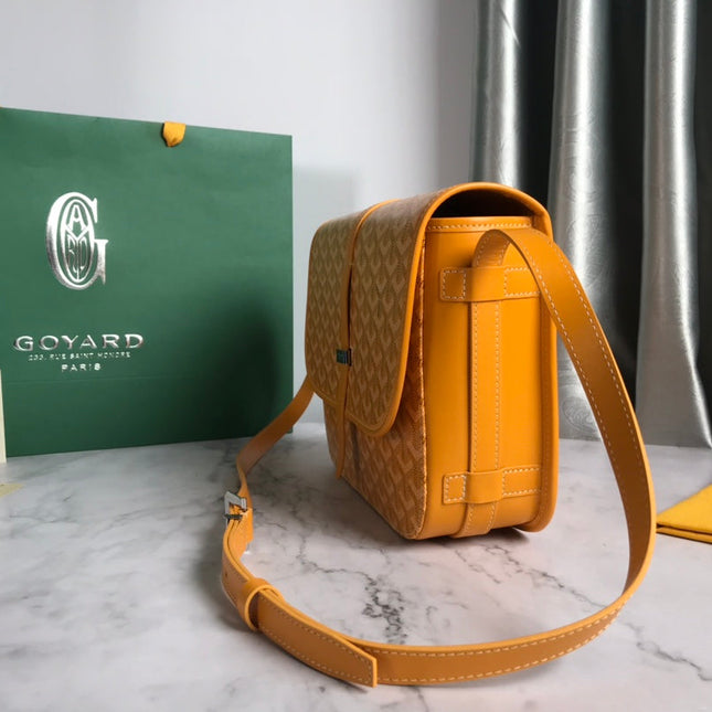 BELVEDERE MM BAG 28CM YELLOW CANVAS
