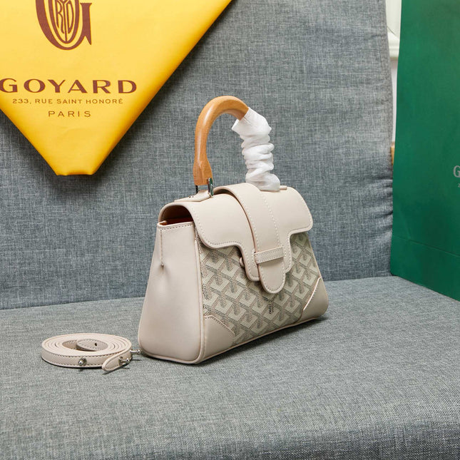 SAIGON SOUPLE MINI BAG DARK WHITE CANVAS
