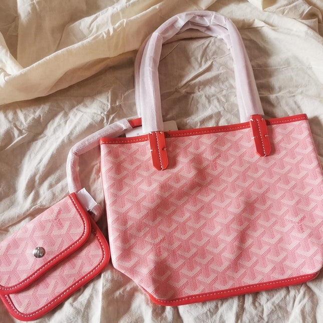 MINI HOBO BOHEME 38CM PINK CANVAS