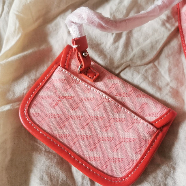 MINI HOBO BOHEME 38CM PINK CANVAS