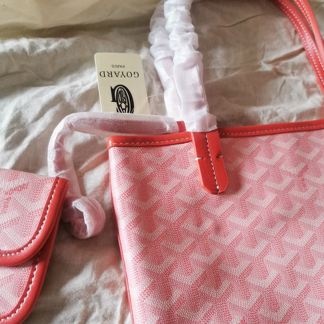 MINI HOBO BOHEME 38CM PINK CANVAS