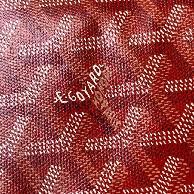 GOYA SECOND-HAND TOAST BAG 21CM RED CANVAS