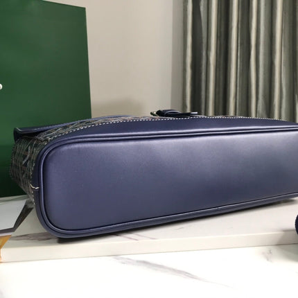 GOYARD CITADIN BAG 38CM NAVY BLUE CANVAS