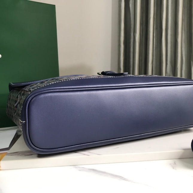 GOYARD CITADIN BAG 38CM NAVY BLUE CANVAS