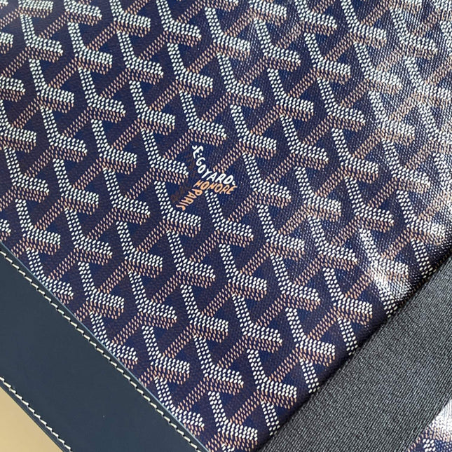 GOYA STEAMER PM BAG 48CM NAVY BLUE CANVAS