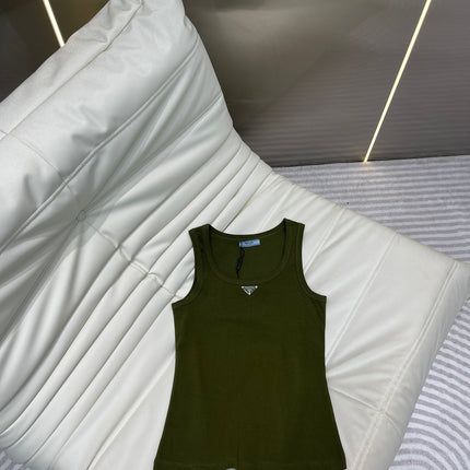 Pra Ribbed Knit Jersey Tank Top