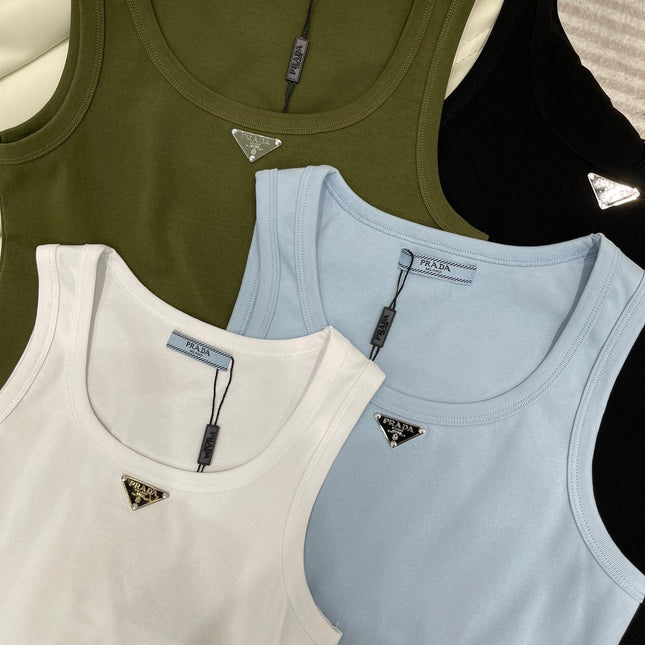 Pra Ribbed Knit Jersey Tank Top