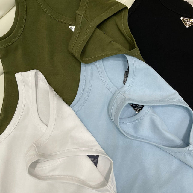 Pra Ribbed Knit Jersey Tank Top