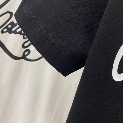 LV T-SHIRT IN BLACK COTTON 239616