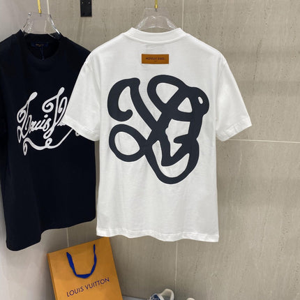 LV T-SHIRT IN WHITE COTTON 239617