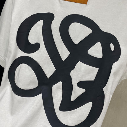 LV T-SHIRT IN WHITE COTTON 239617