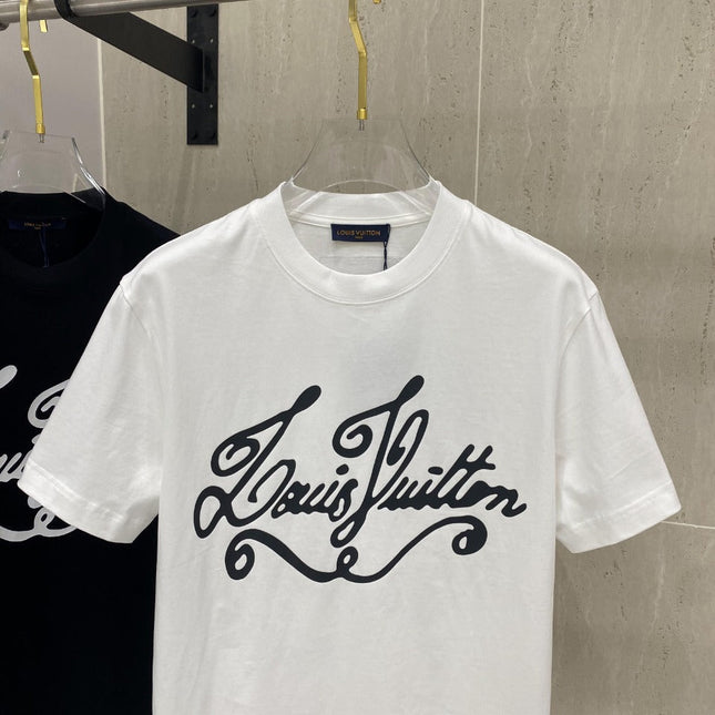 LV T-SHIRT IN WHITE COTTON 239617