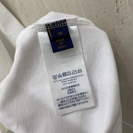 LV T-SHIRT IN WHITE COTTON 239617