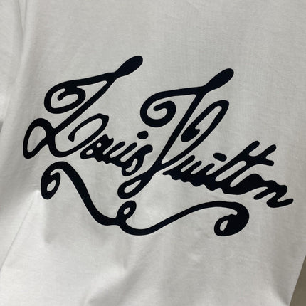 LV T-SHIRT IN WHITE COTTON 239617