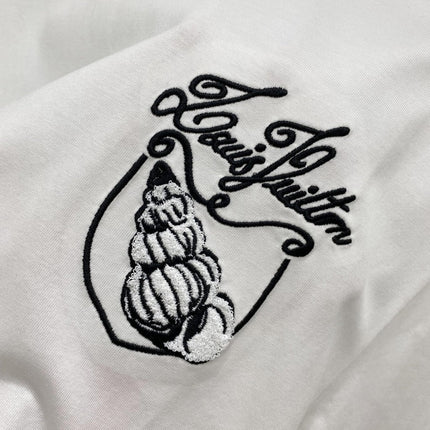 LV T-SHIRT IN WHITE COTTON 239615