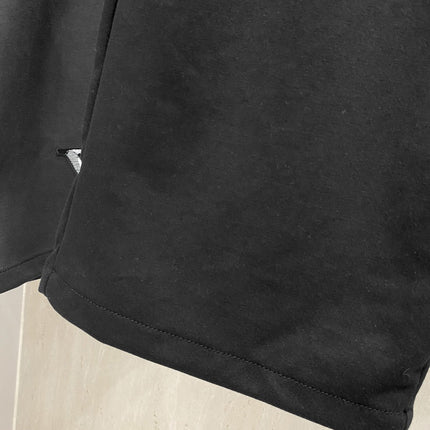 LV CASUAL SHORTS BLACK COTTON STRETCH FABRIC 239609