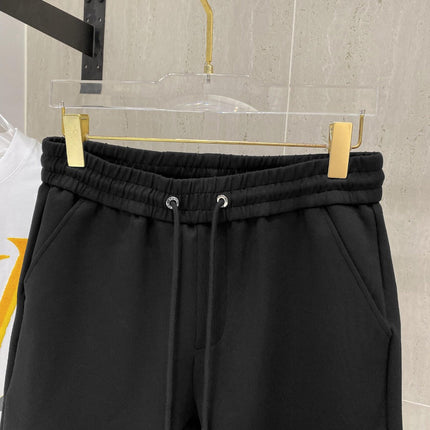 LV CASUAL SHORTS BLACK COTTON STRETCH FABRIC 239613