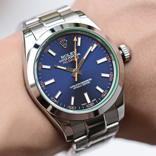 MILGAUSS STAINLESS STEEL BLUE DIAL