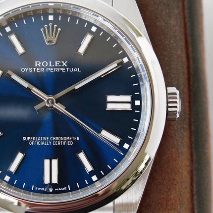 OYSTER PERPETUAL 41 STAINLESS STEEL BLUE DIAL