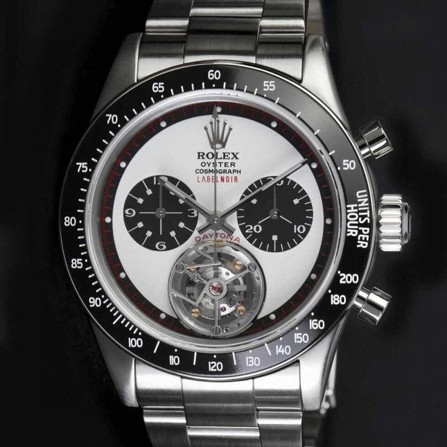 DAYTONA LABEL NOIR BLACK CERAMIC TOURBILLON