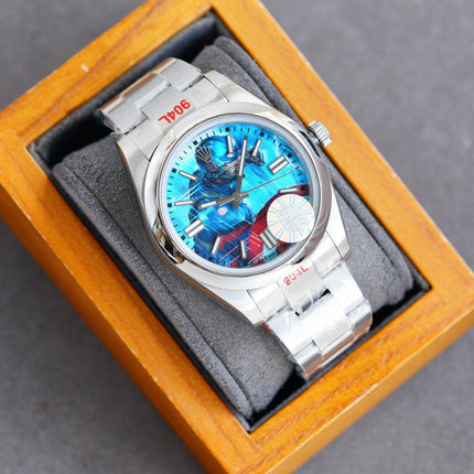 OYSTER 41 STAINLESS STEEL CUSTOM AVENGERS